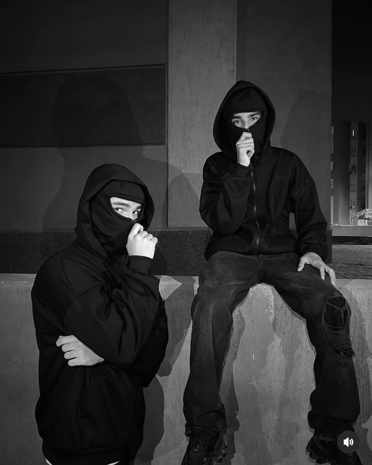 Pack of 2 Balaclava Zipper's